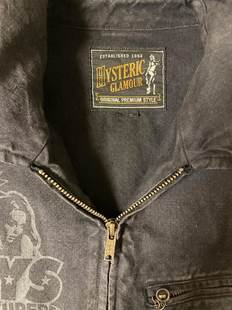HYSTERIC GLAMOUR プリントジャケット グレー