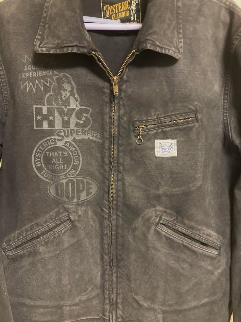 HYSTERIC GLAMOUR プリントジャケット グレー