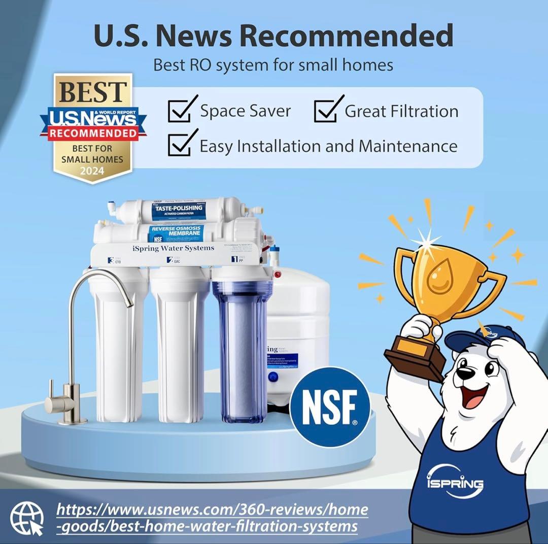 浄水器 逆浸透浄水器 iSpring 高級蛇口 浄水器 交換用カートリッジ