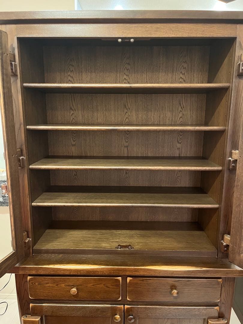 【2/10までの販売】柏木工 ガラスキャビネット 食器棚 WILDERNESS