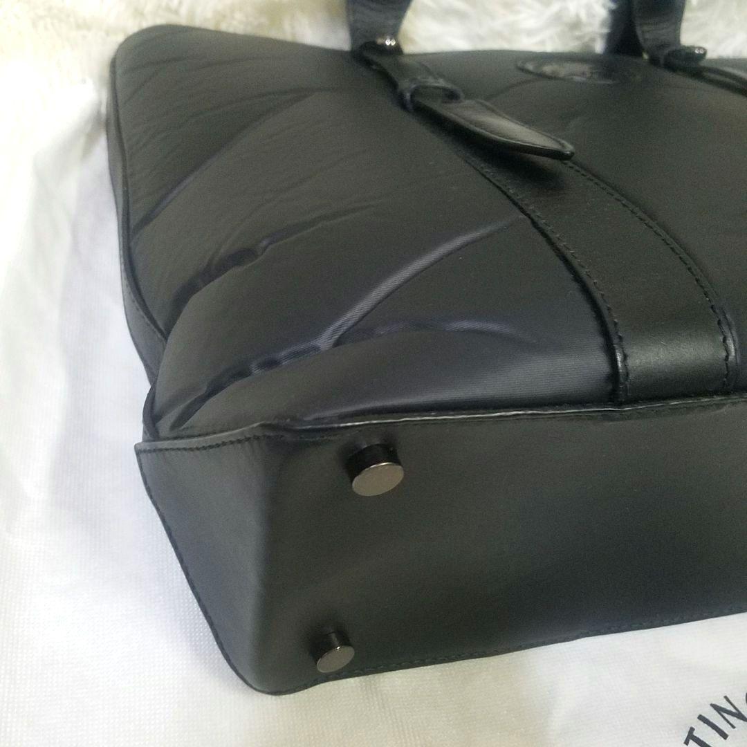 【極美品】HUNTING WORLD トートバッグ バチュークロス 大容量 黒