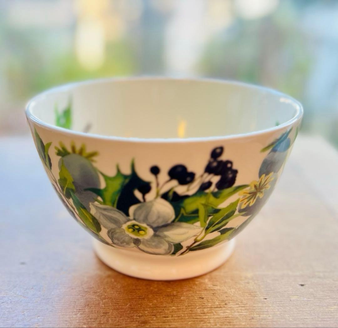 【新品】エマブリッジウォーター　ウインターフラワー　ボウル