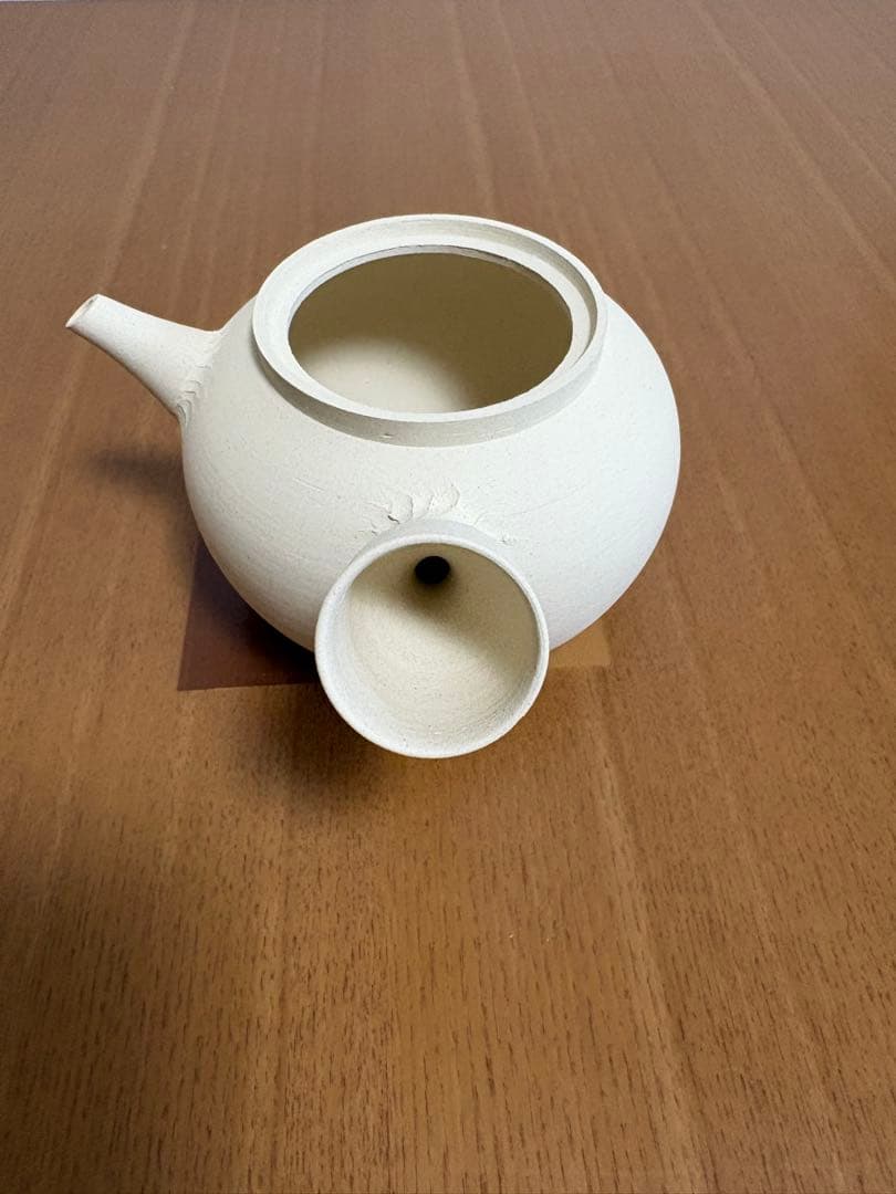 涼炉とボウフラのセット 白泥 煎茶道具