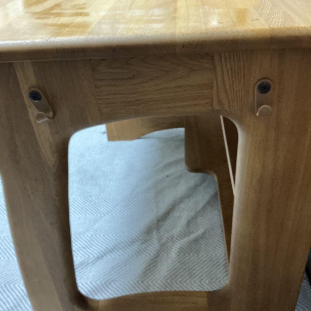 木製シンプルデスク 学習机　引き出し付き