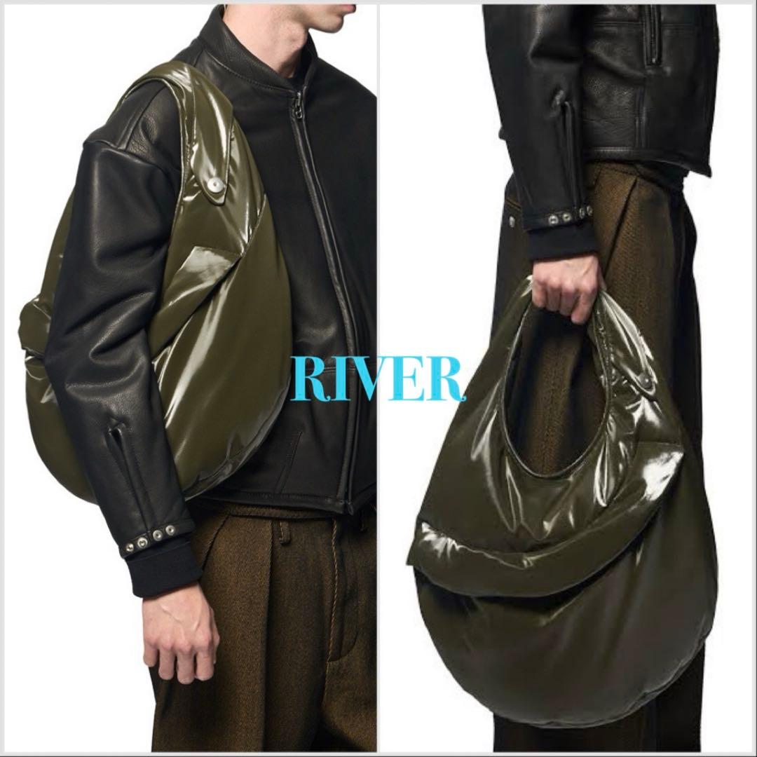 【OMAR AFRIDI】FOAMED LIDIA BAG DEEP GREEN