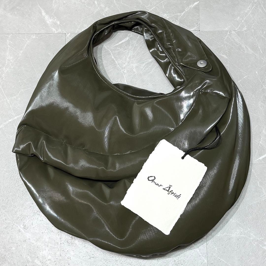 【OMAR AFRIDI】FOAMED LIDIA BAG DEEP GREEN