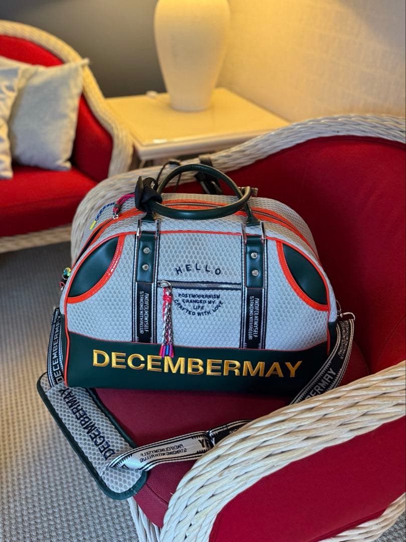 DECEMBERAY メッシュゴルフバッグ　ロッカーバッグ