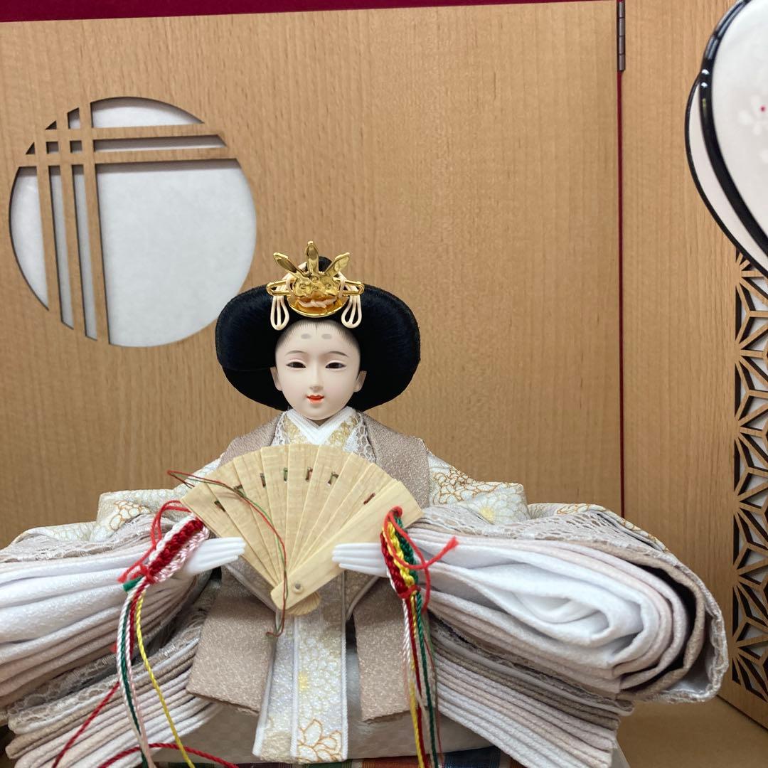 ひな人形収納型2人飾り