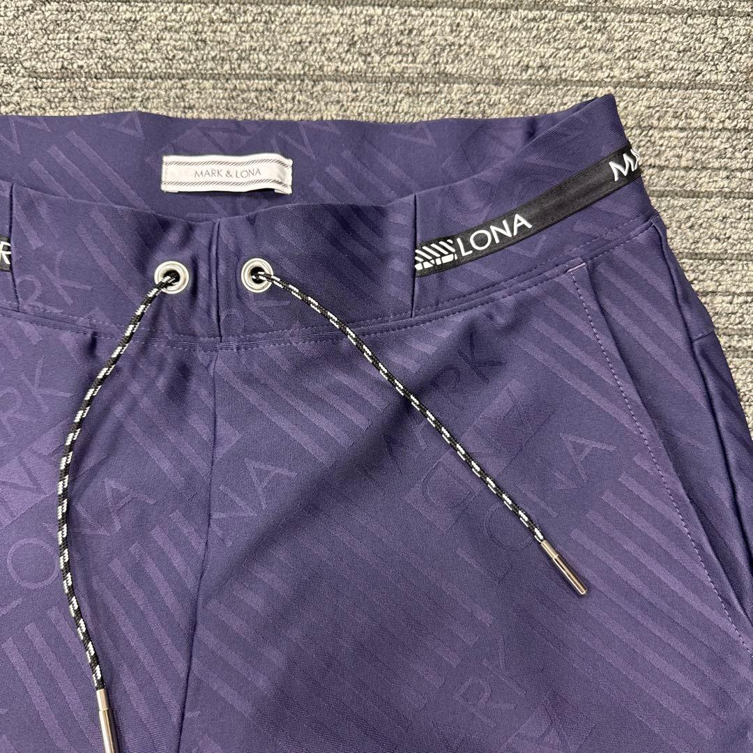 マークアンドロナ　パンツ　紫　訳あり