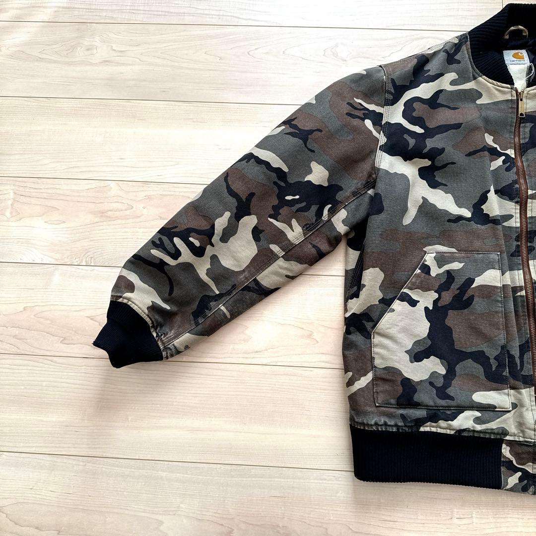 Carhartt カーハート カモフラ ボンバージャケット Ｌ 古着 y2k