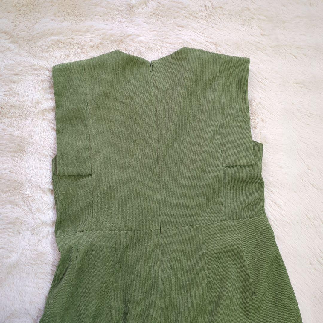 【CLANE クラネ】未使用タグ付　田中みな実　オールインワン　モスグリーン　2