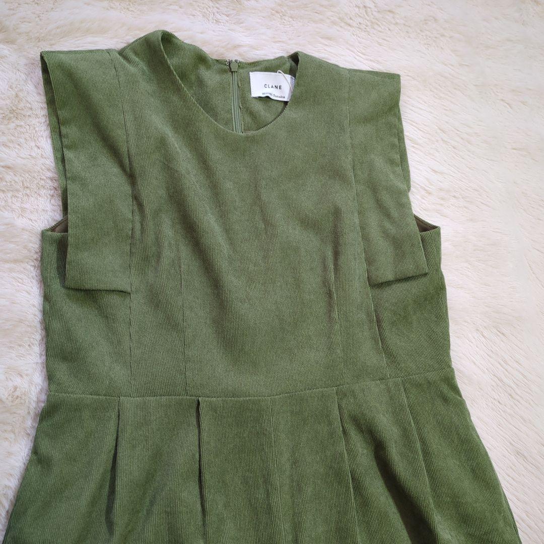 【CLANE クラネ】未使用タグ付　田中みな実　オールインワン　モスグリーン　2