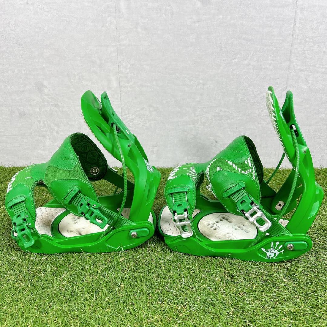 FLOW ビンディング　フロー　Mサイズ　グリーン　バインディング　スノーボード