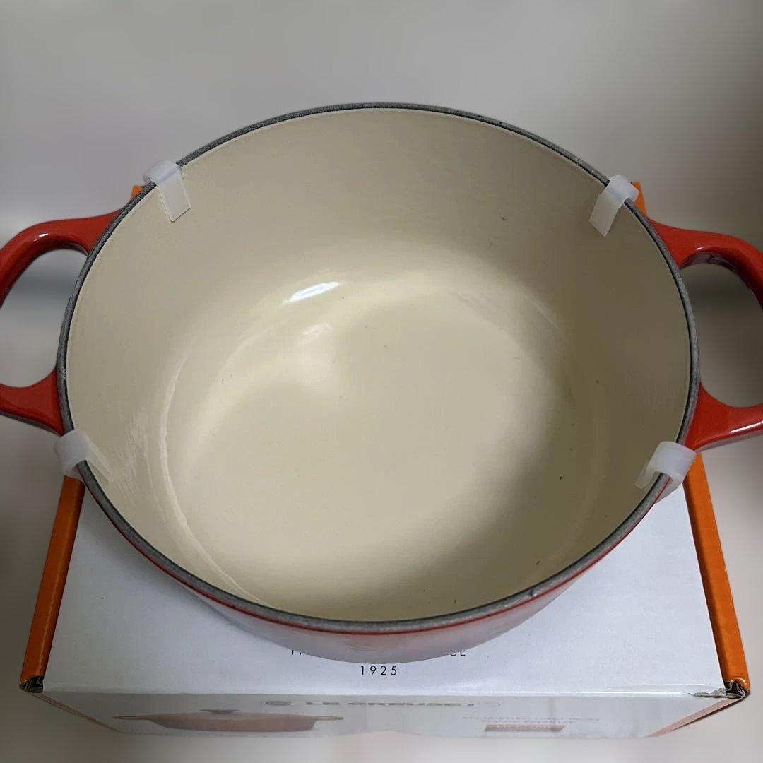 新品 ル・クルーゼ シグニチャー ココット・ロンド 20cm 両手鍋