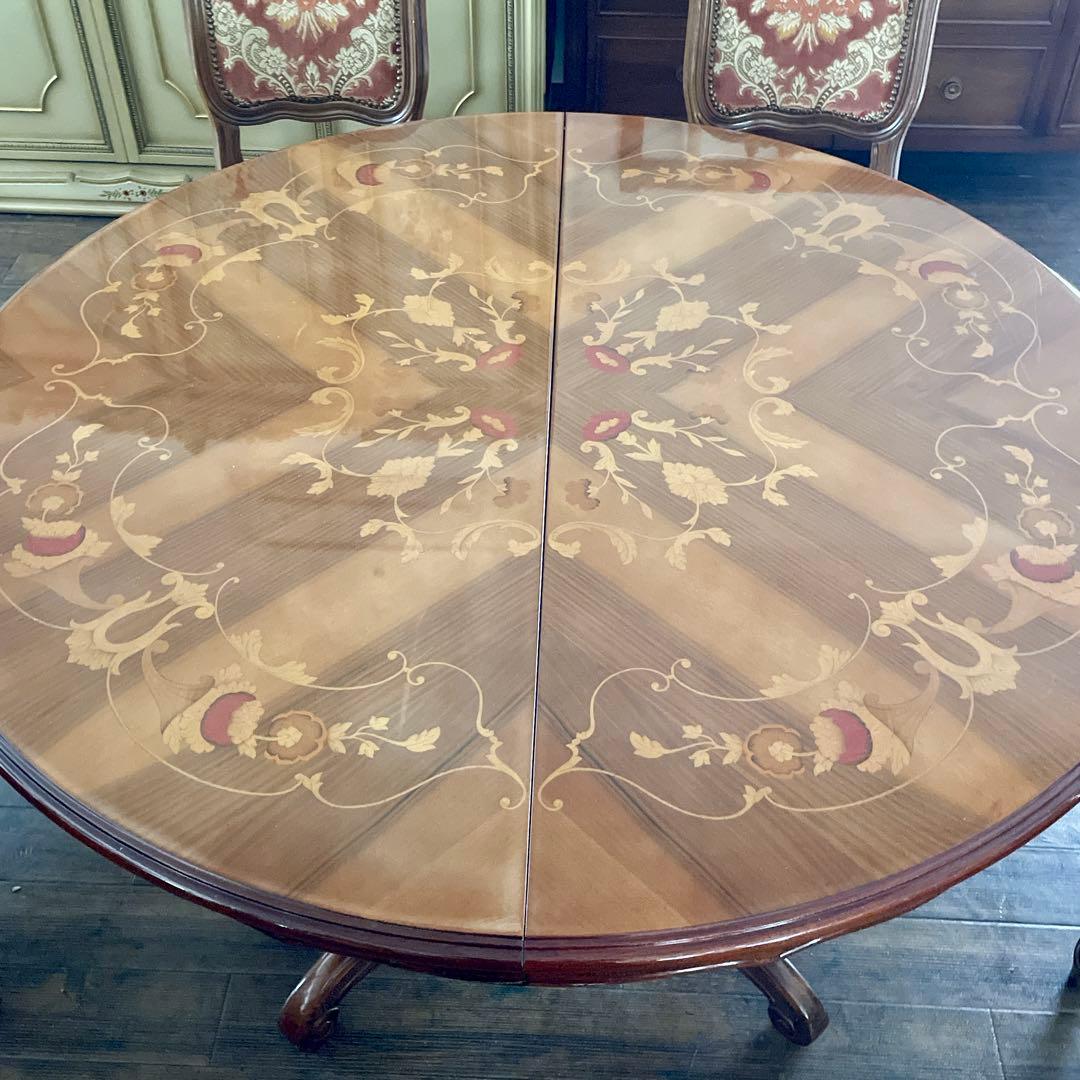 r144 イタリア FARINAZZO&GUERRA ダイニングテーブルセット