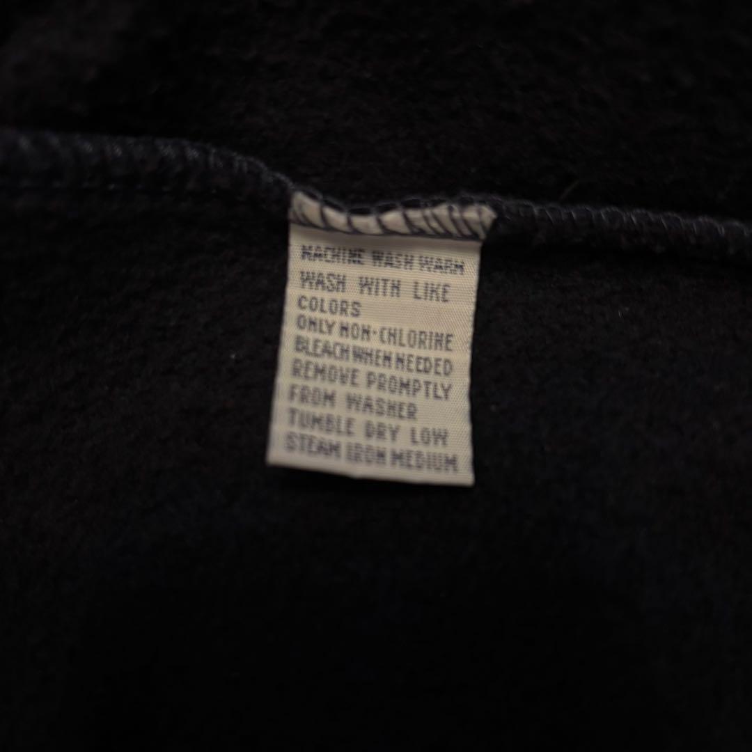 90sポロラルフローレン ネイビー ジップアップ スウェット イギリス 裏起毛