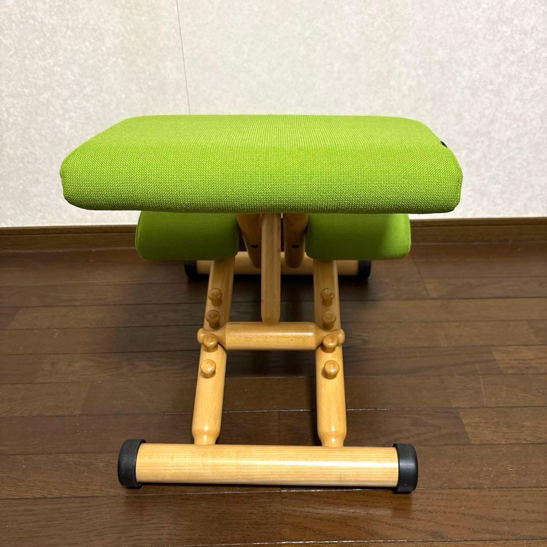 【美品】STOKKE VARIER バランスチェア ライム グリーン