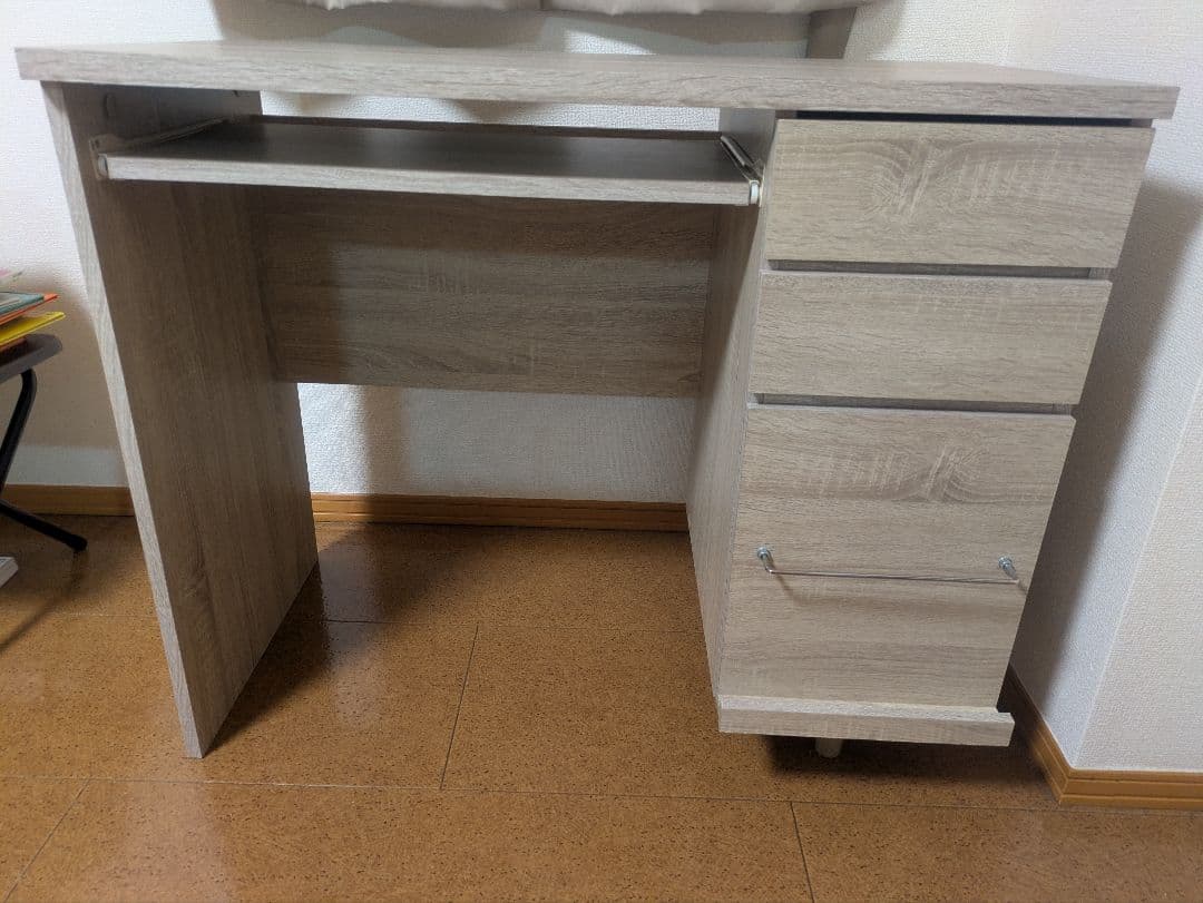 LOWYA パソコンデスク 幅90cm 奥行45cm