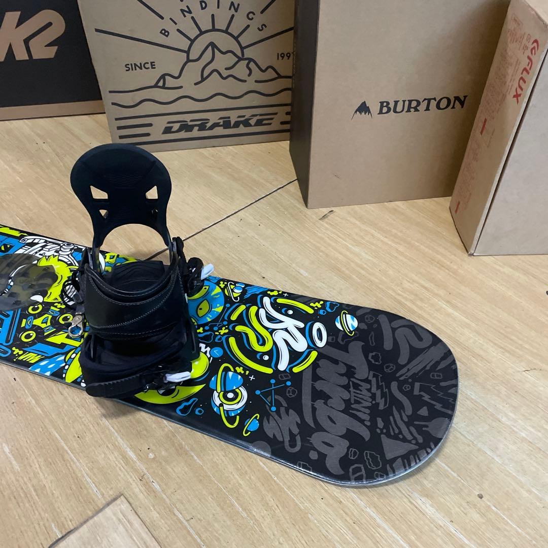 K2　キッズスノーボードセット　MINITURBO120cm　バイン付4点セット