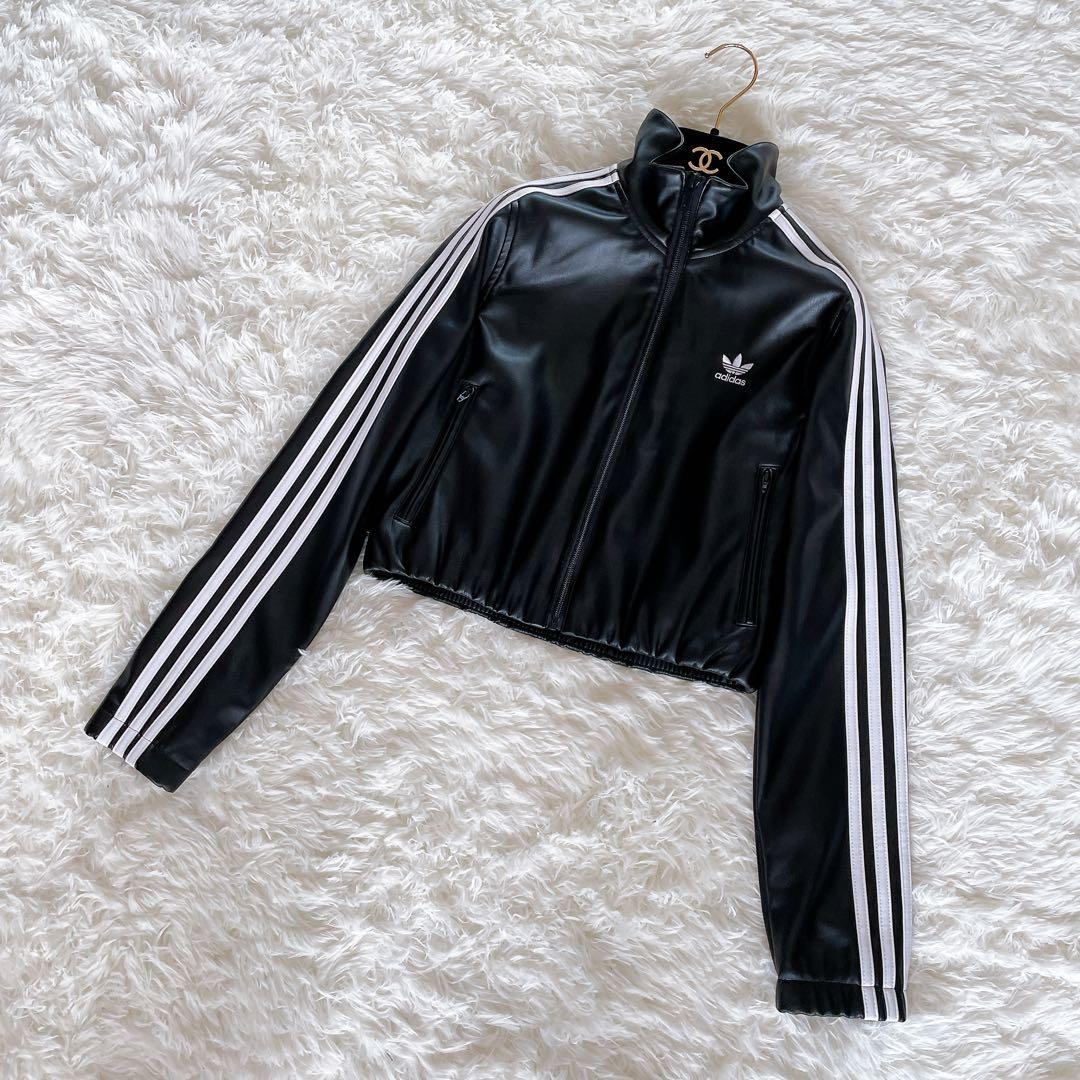 【アディダス】ファイヤーバード プレザー トラックトップ ブラック XSサイズ