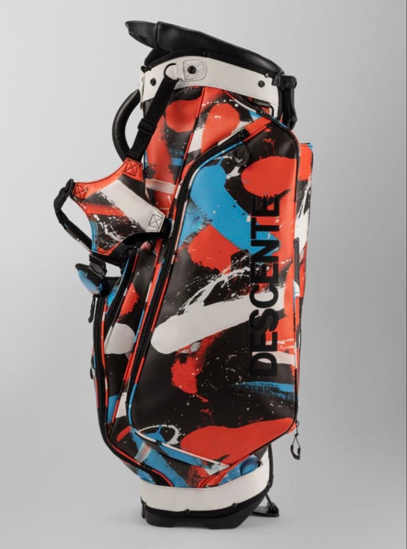 ガワDESCENTE 【万美コレクション】キャディバッグ(スタンド式)9型