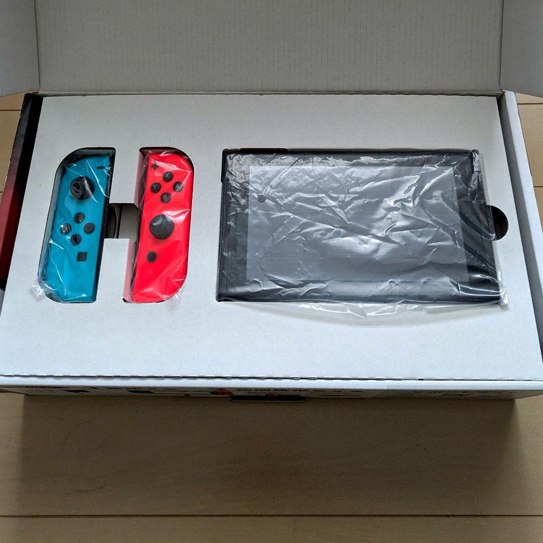 【美品】Nintendo Switch ネオンブルー レッド 本体 おまけ付