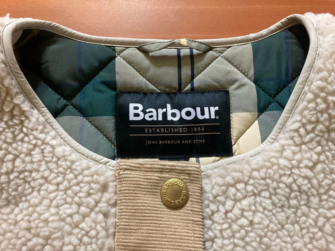 Barbour ボアライナーベスト UK12