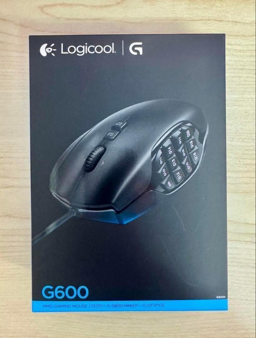 新品　Logicool G600 MMOゲーミングマウス 有線 20ボタン