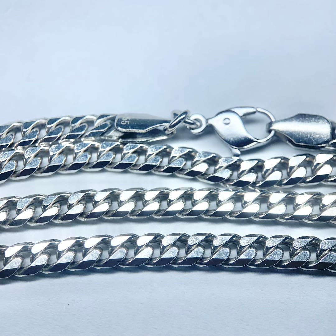 希少 レダシルマ ネックレス 喜平 ダイヤモンド 3粒 0.10 ゲルマニウム