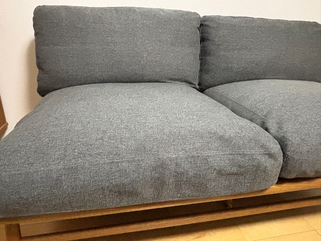 【モモナチュラル】クラウドソファ　CLOUD SOFA 2人掛けソファ