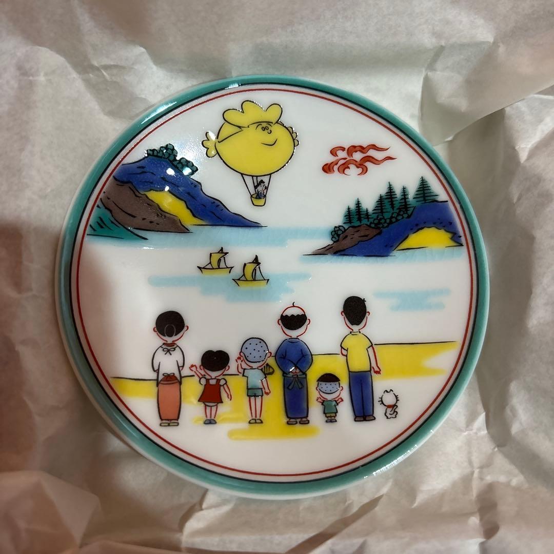 専用出品　サザエさん　九谷焼 豆皿 柄　小皿　５枚