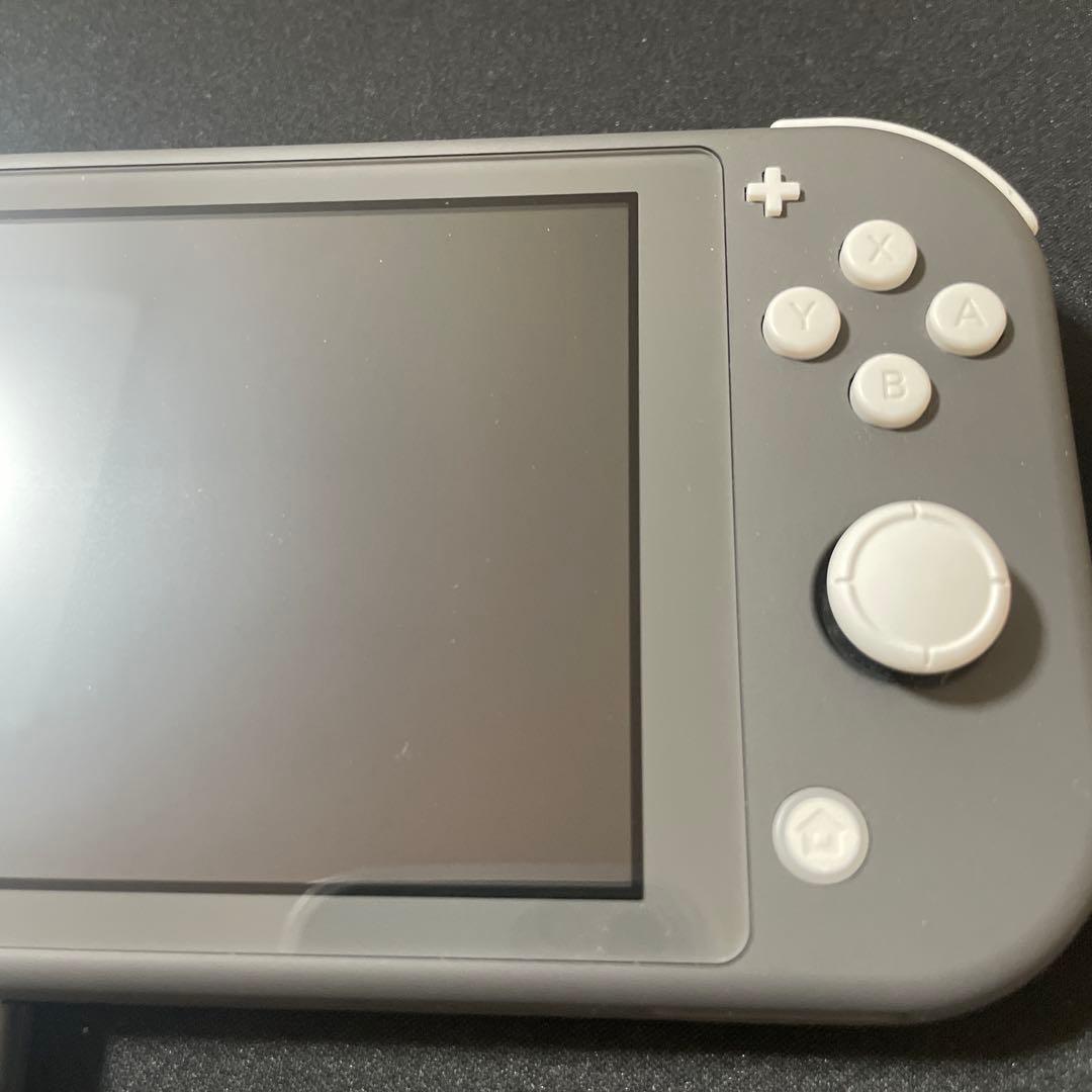 Nintendo Switch Lite グレー　ジャンク品　液晶凹みあり