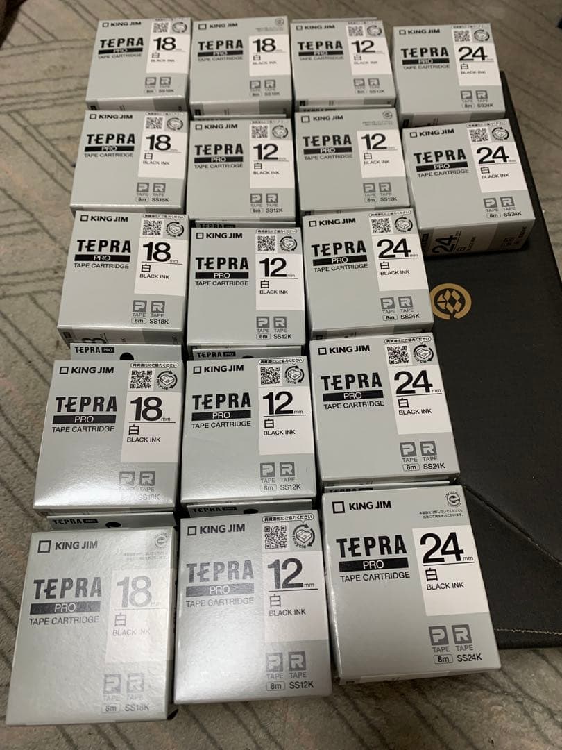 k*a様 KING JIM テプラテープ　合計28個