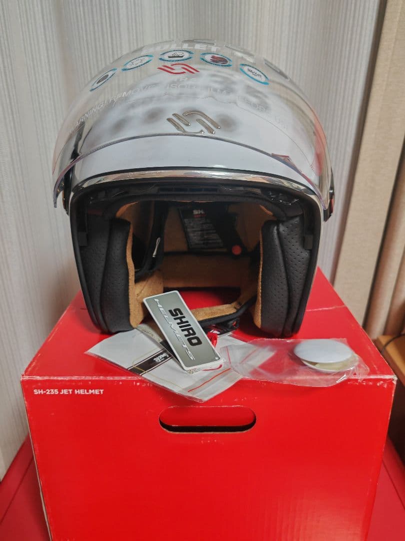 SHIRO SH-235 ジェットヘルメット ホワイト