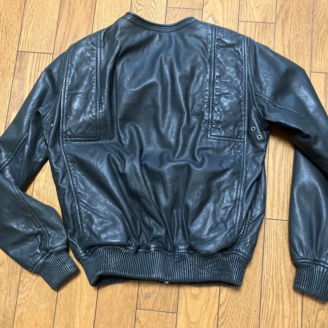 ISABEL MARANT ÉTOILE ブラックラムスキンレザージャケット36