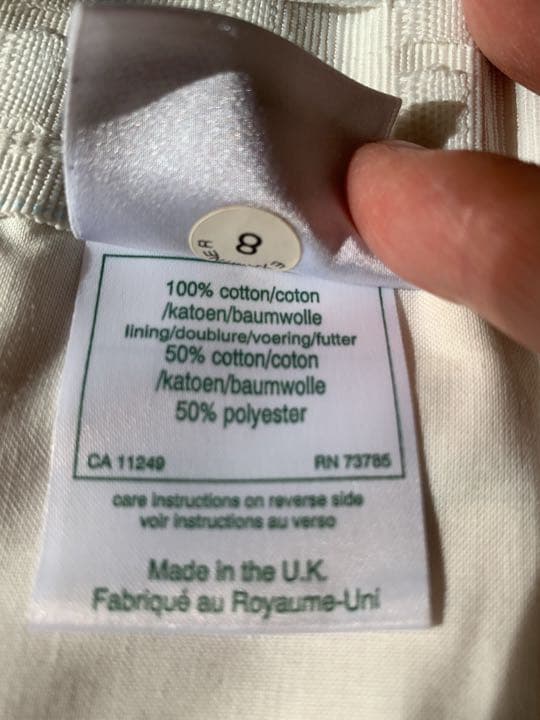 ローラアシュレイ　コットンカーテン　イギリス製　ヴィンテージ