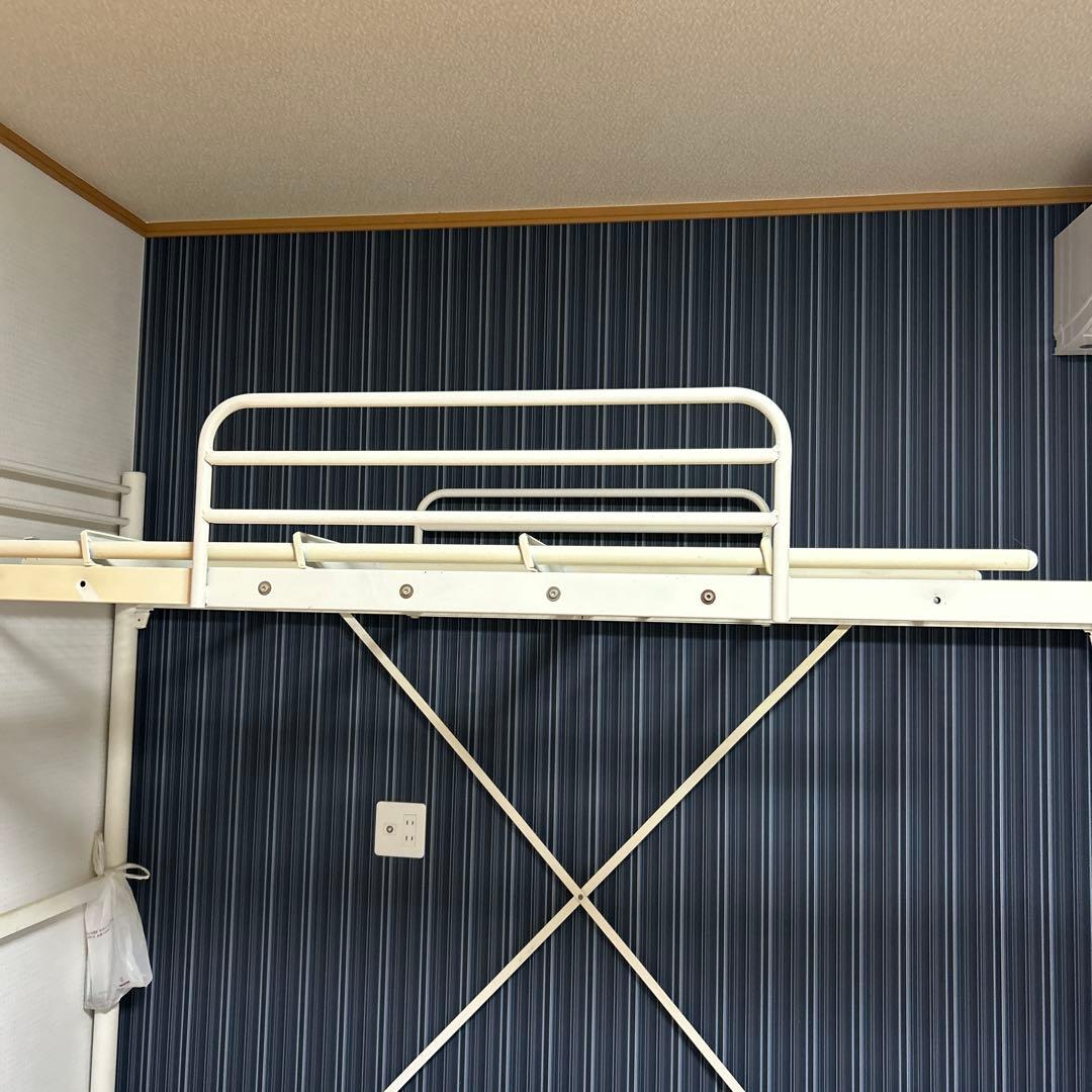 ホワイトロフト式シングルベッドフレーム