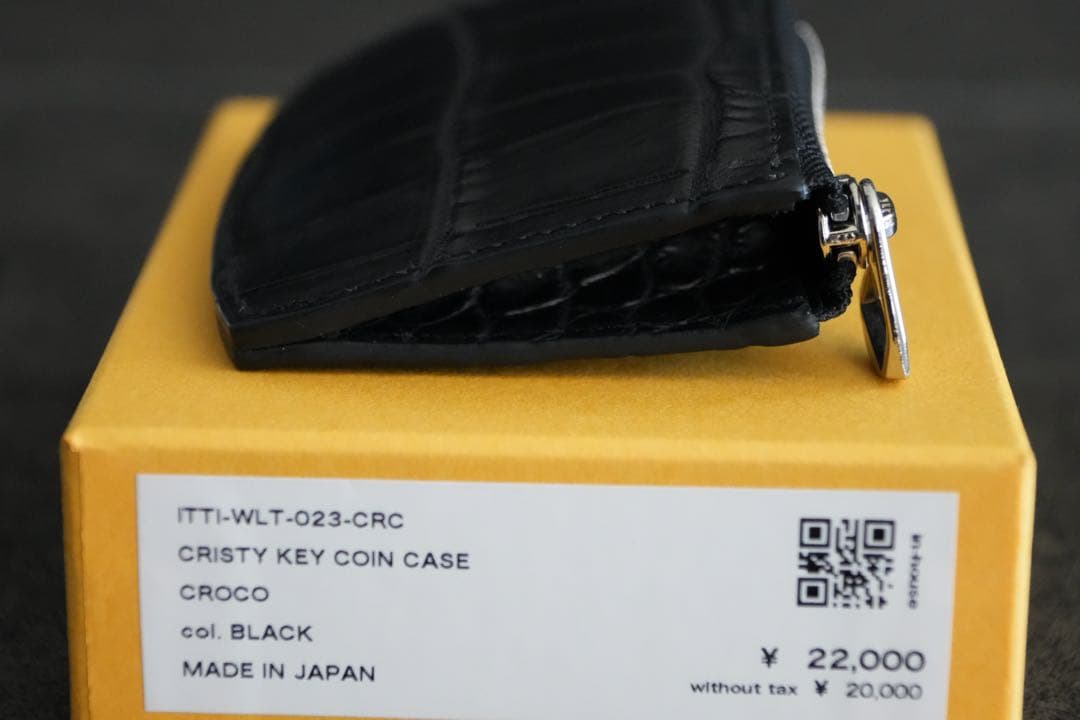 新品‼️ ITTI CRISTY KEY COIN CASE / CROCO