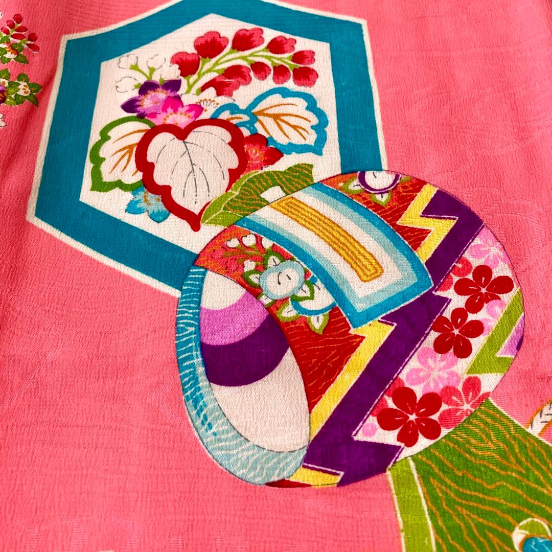 ★ tomo★アンティーク　女の子　子供着物　NO18