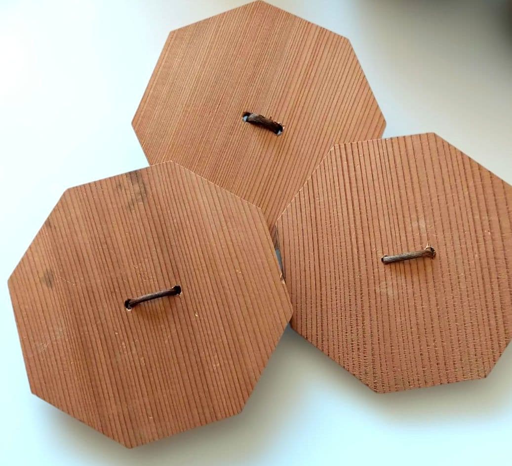 【土渕陶あん】蓋付き　小鉢　山葡萄　撫子　芙蓉