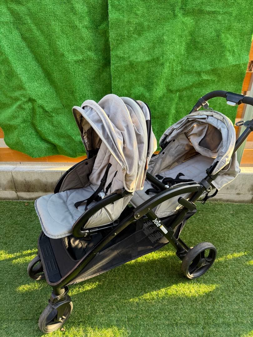 Joie ダブルベビーカー グレー