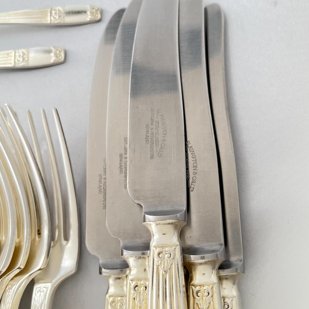 【Elkington】 WESTMINSTER ディナーセット 35本