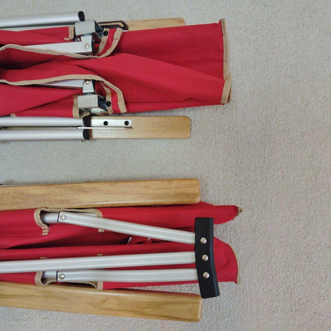 【2個セット】Coleman　レイチェア　レッド