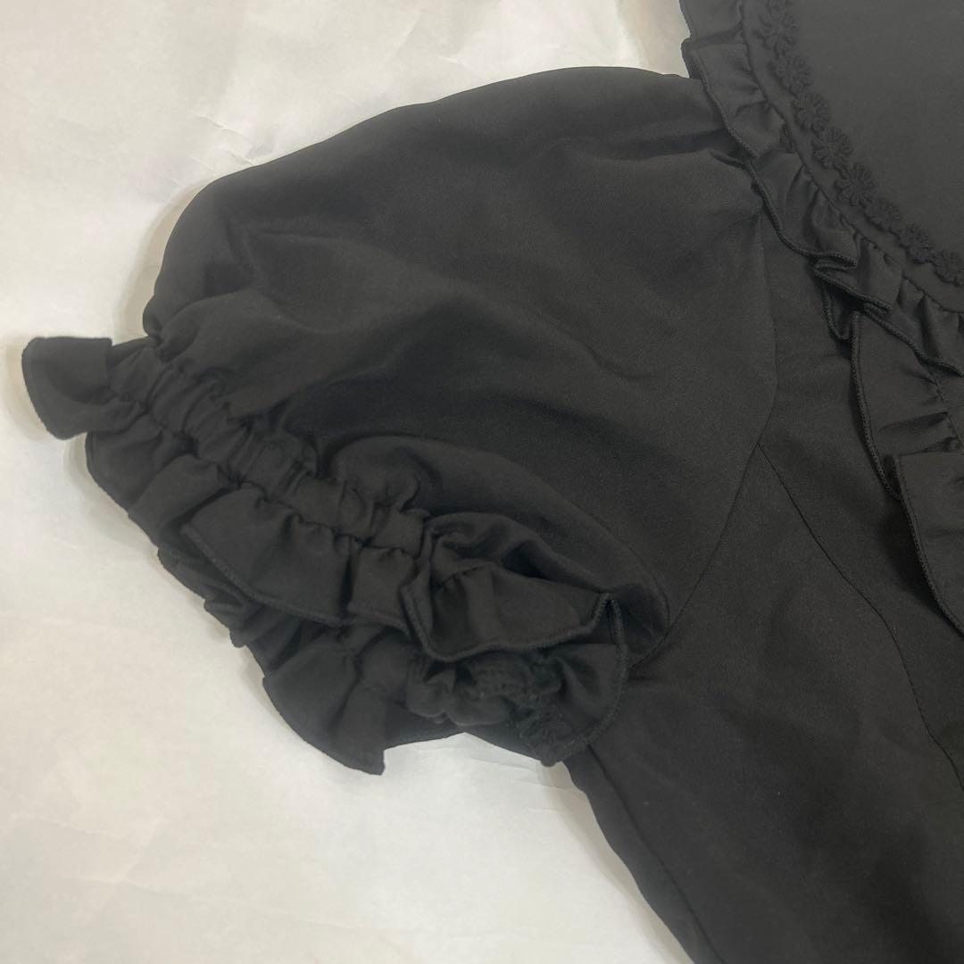 morphoseメタモ　半袖黒ブラウス