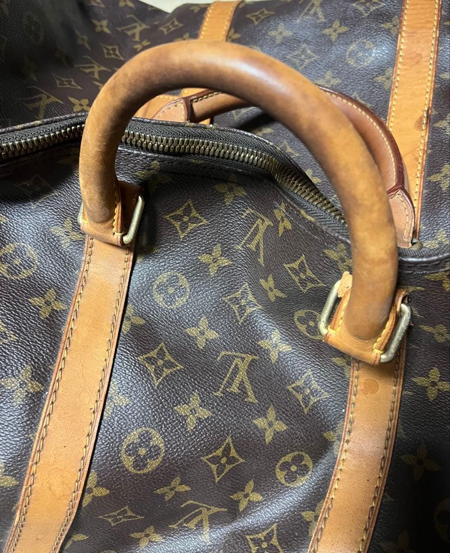 Louis Vuitton 本店購入 ボストンバッグ keepallややシミあり