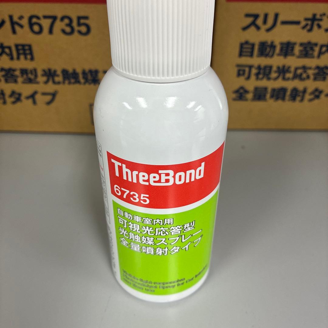 スリーボンド6735自動車室内用可視光応答型光触媒スプレー全量噴射タイプ82本