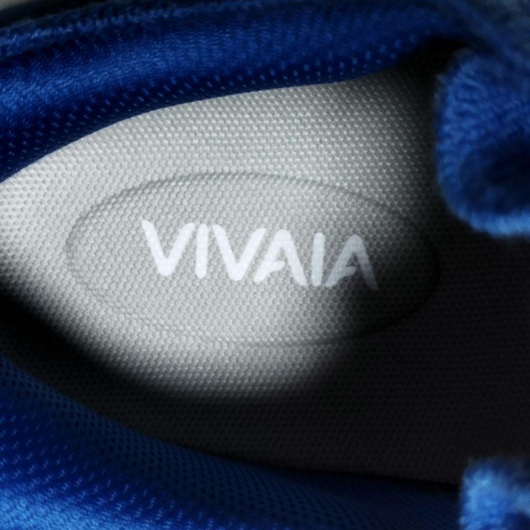 【極美品】VIVAIA スリッポン スニーカー 24cm ブルー 青