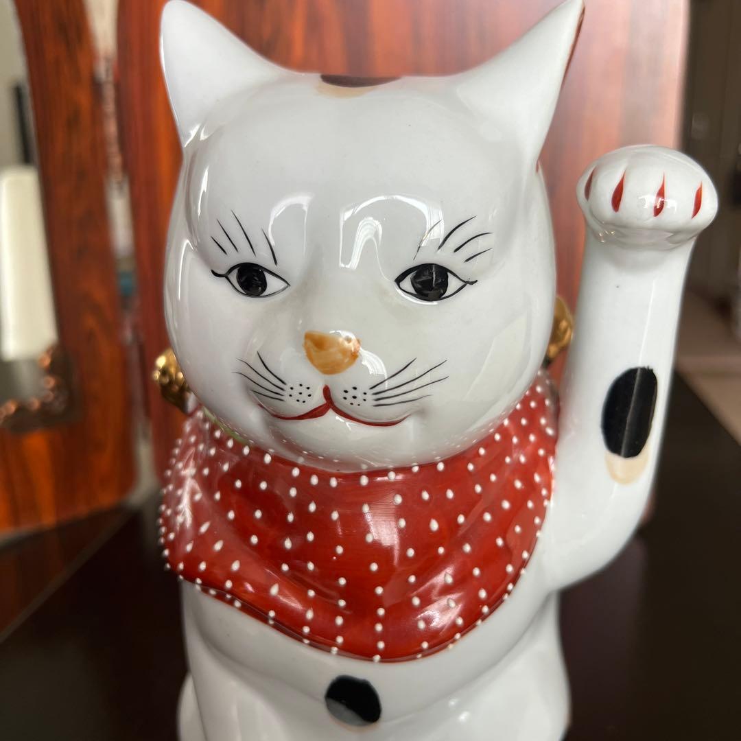 美品 可愛い猫ちゃんの置き物