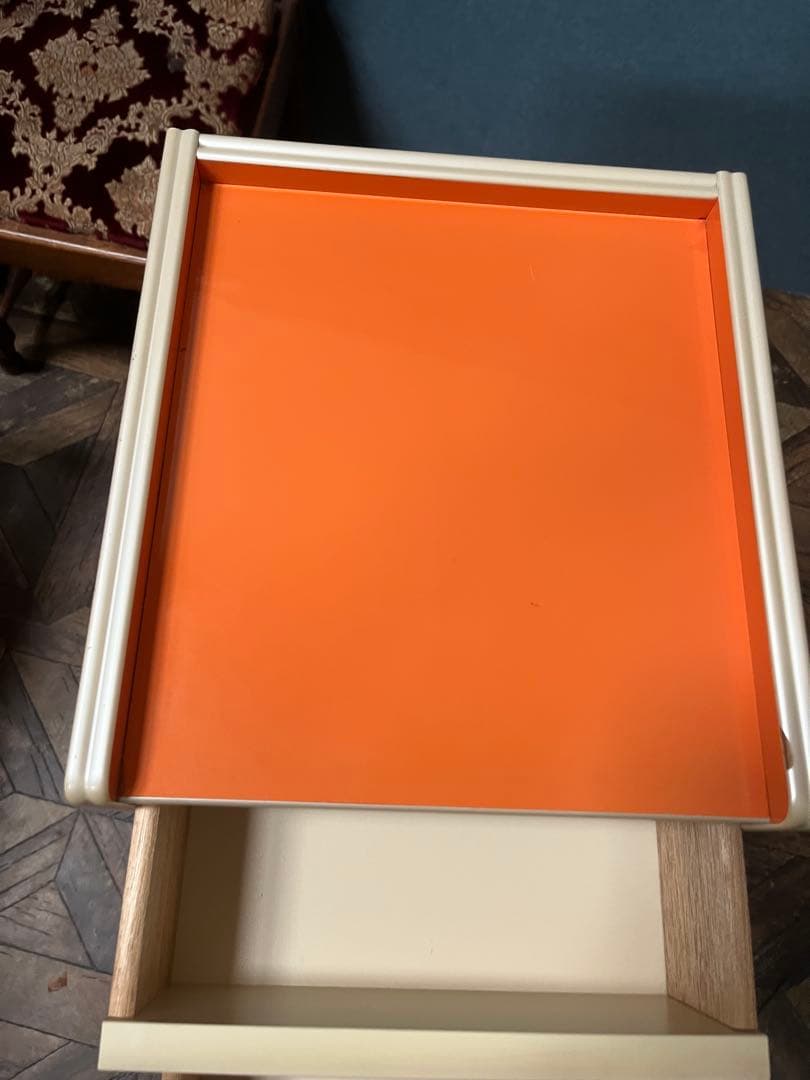 オレンジチェスト 昭和レトロ レトロポップ インテリア 当時物