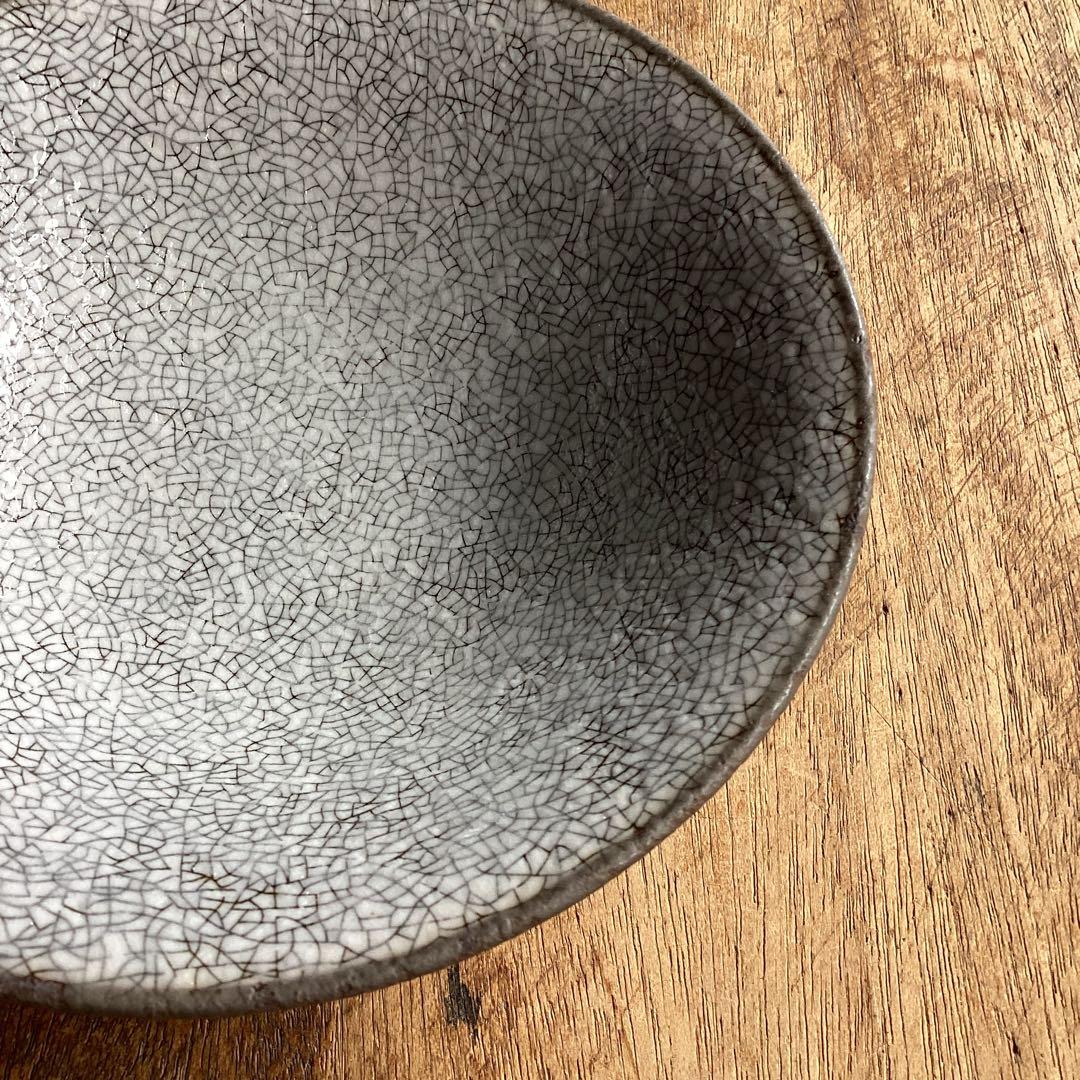 たくです。新品美濃焼　光沢かいらぎ黒渕　浅鉢丼・ミニカレー皿10枚セット